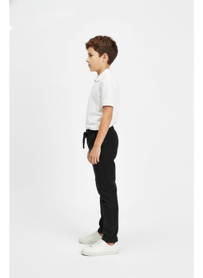 Cloud Fashion Black Softline Cord Pants - Image 2